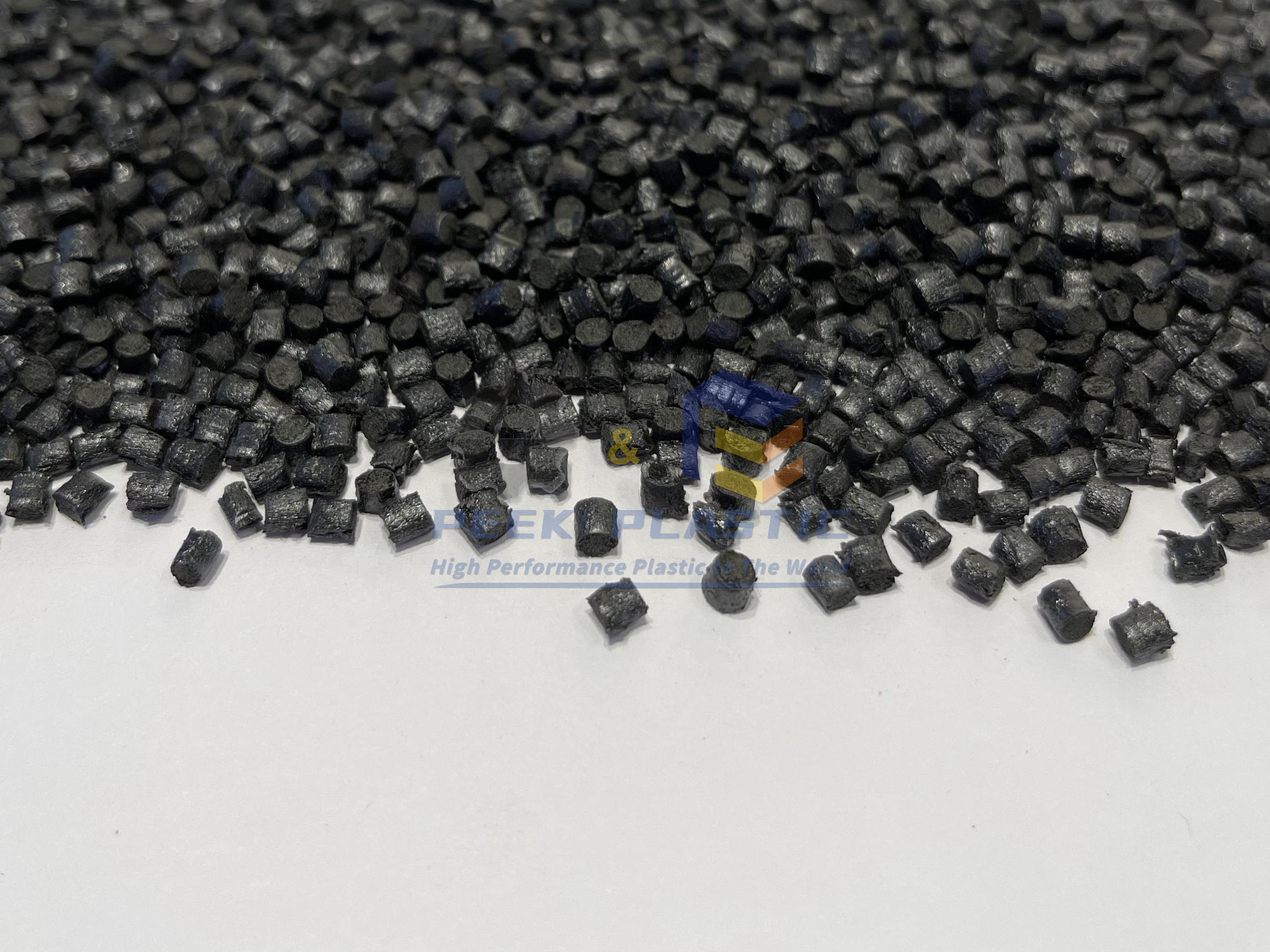 Customized PEEK plastic pellets in various colors